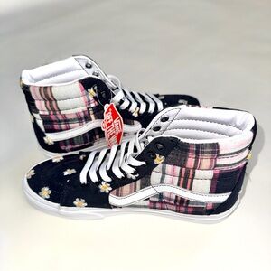 Vans Sk8-Hi Patchwork Floral High Top Sneakers Unisex W 8.5 / M 7 NWT